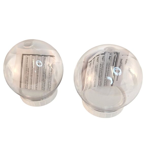 DIY Shatterproof Christmas Holiday Ornament Water Snow Globe With Instructions S - Picture 2 of 9